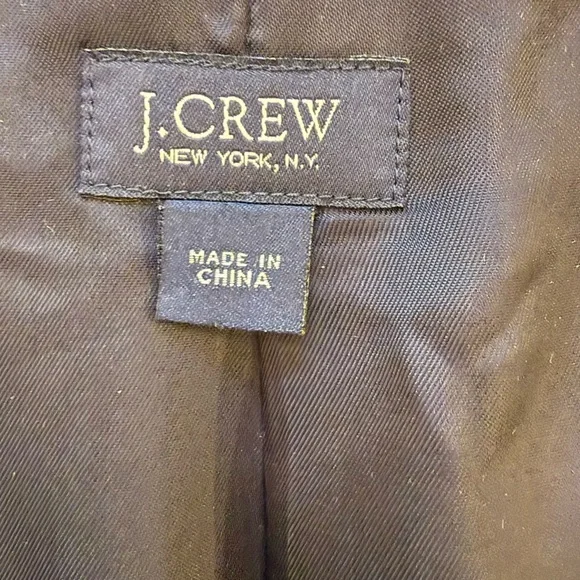 J. Crew Ludlow Jacket Italian Worsted Wool Charcoal Blazer Sports Coat Size 44R - Picture 5 of 10